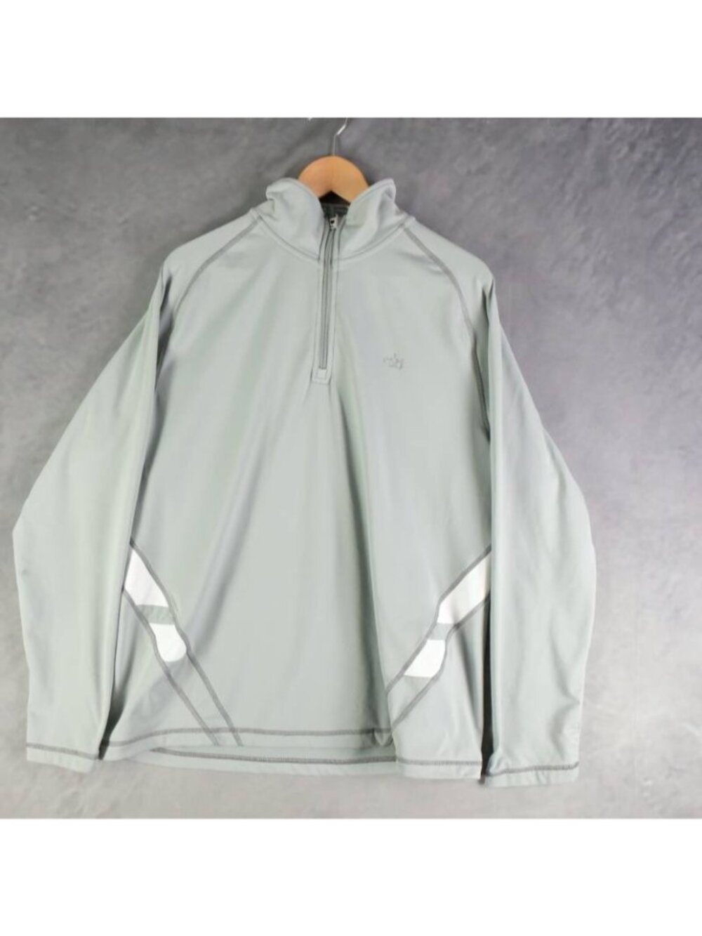 Alo Yoga jacket Mens Large Gray Quarter Zip Pullover